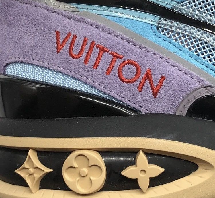 Louis Vuitton Virgil Abloh Purple Trail Sneakers