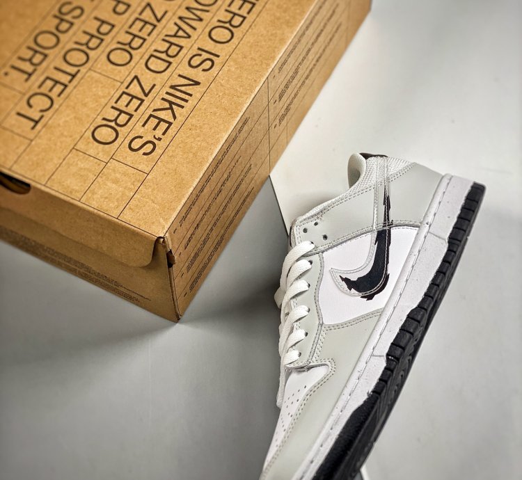 Nike Dunk Low glitch Swoosh Whitegrey Dv3033-001 For Sneaker Hello