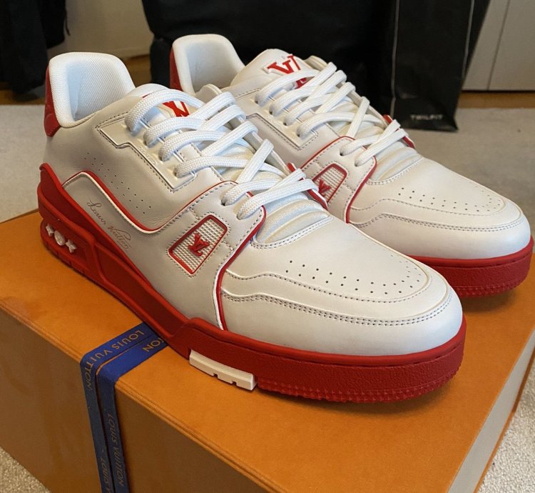 Louis Vuitton Virgil Abloh Red Sneaker