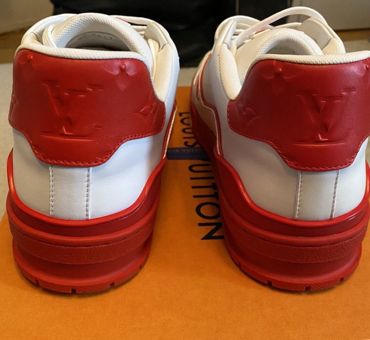 Louis Vuitton Virgil Abloh Red Sneaker