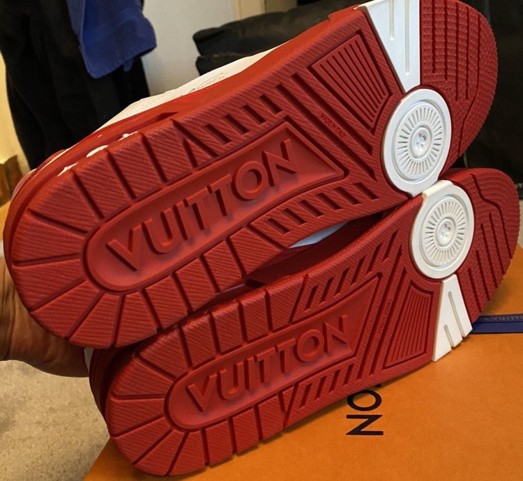 Louis Vuitton Virgil Abloh Red Sneaker