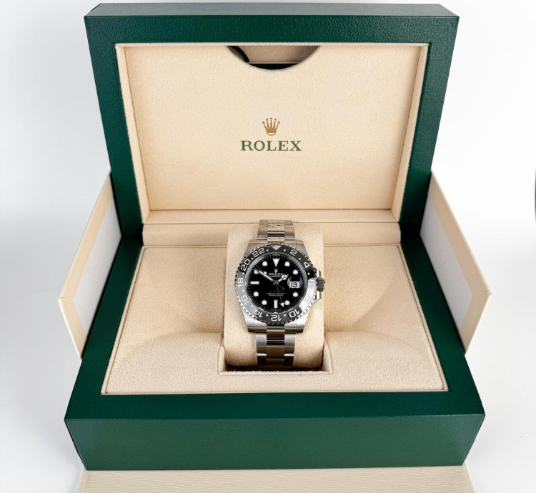 Rolex Gmt-master Ii 40mm Black Grey Ceramic Bezel Bruce Wayne Oyster Bracelet