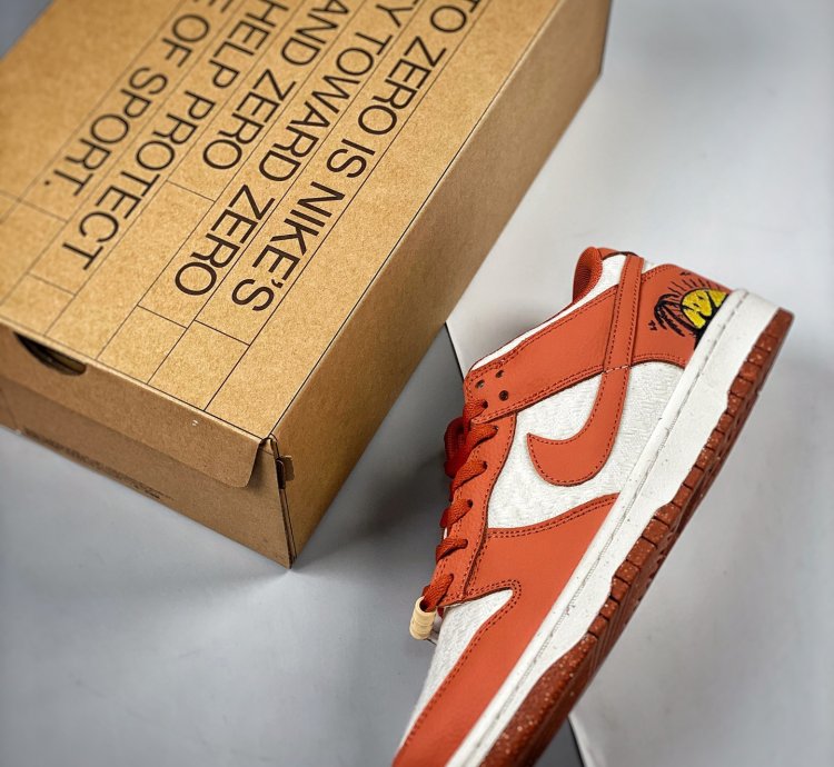 Nike Dunk Low Sun Club White Orange Dr5475-100 For