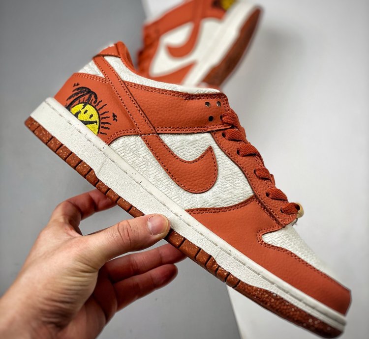 Nike Dunk Low Sun Club White Orange Dr5475-100 For