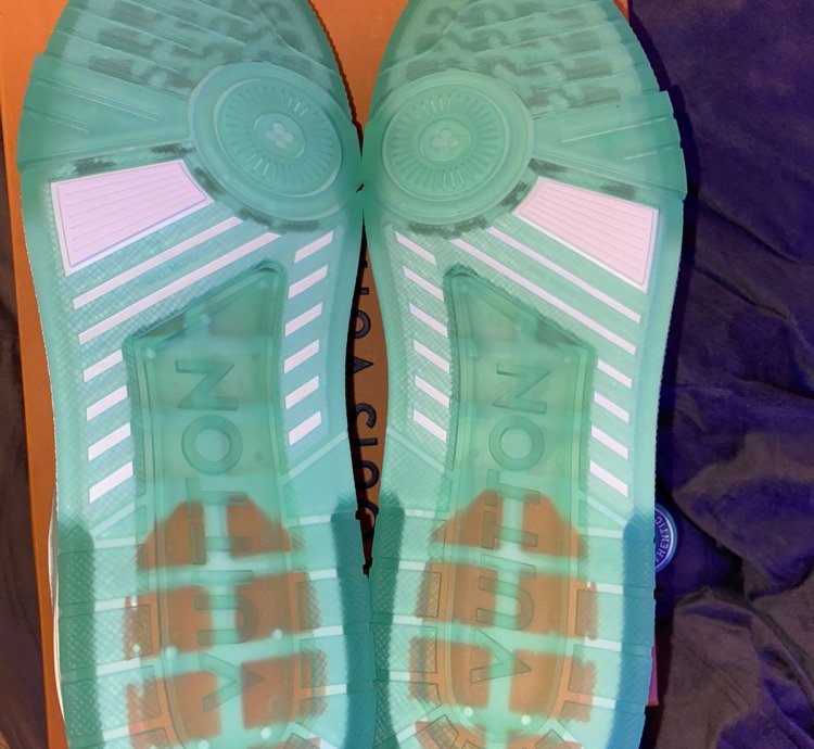 Louis Vuitton Virgil Abloh Trainer mint Green Uk Size 12
