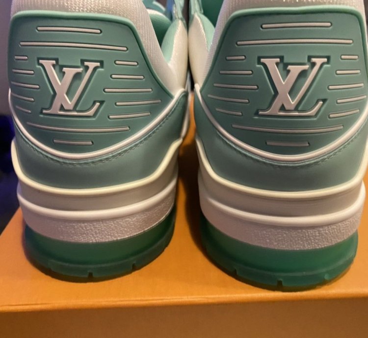 Louis Vuitton Virgil Abloh Trainer mint Green Uk Size 12