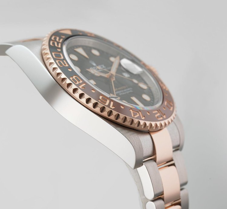 Rolex Gmt-master Ii 40mm Root Beer Steel Everose Gold Ceramic Bezel