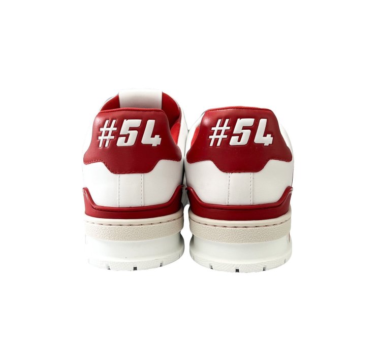 Louis Vuitton Virgil Red White Trainers