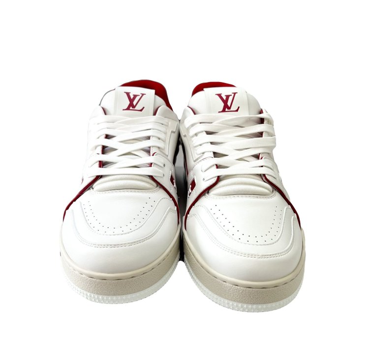 Louis Vuitton Virgil Red White Trainers