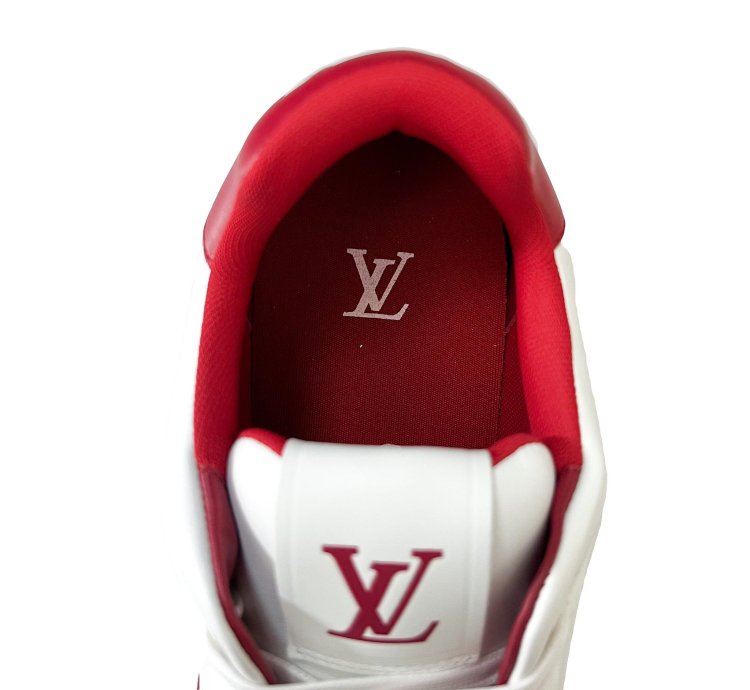 Louis Vuitton Virgil Red White Trainers