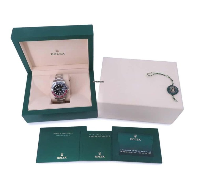 Rolex Gmt-master Ii 40mm Stainless Steel Black Dial