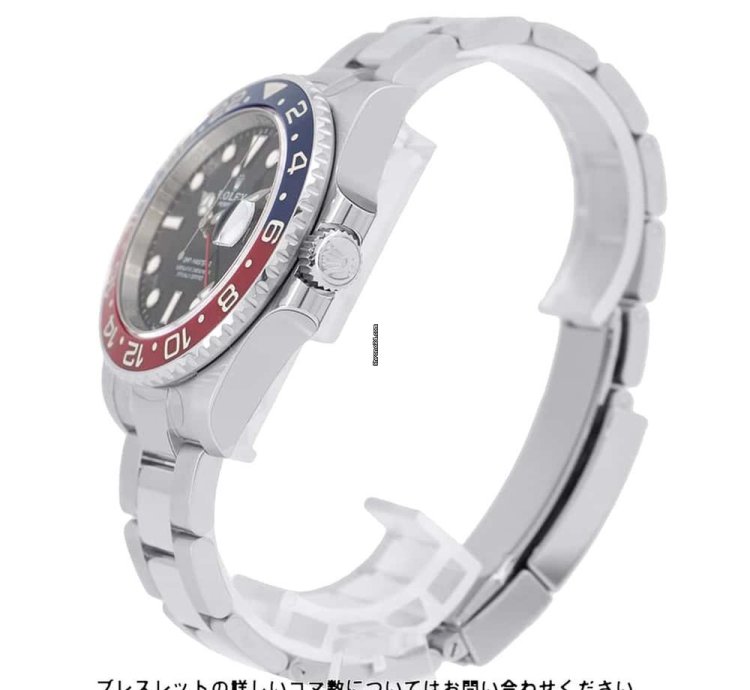 Rolex Gmt-master Ii 40mm Stainless Steel Black Dial