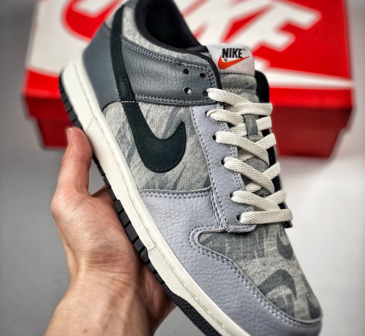 Nike Dunk Low Copy Paste Greyblack-white Dq5015-063 For