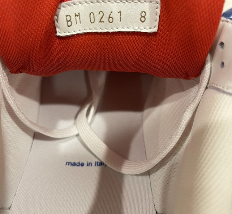 Louis Vuitton Virgil Trainer Low Sneaker Red White Blue Lv8