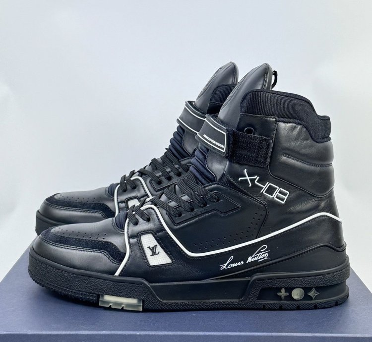 Louis Vuitton X408 Led Fiber Optic Light Up Black Sneaker