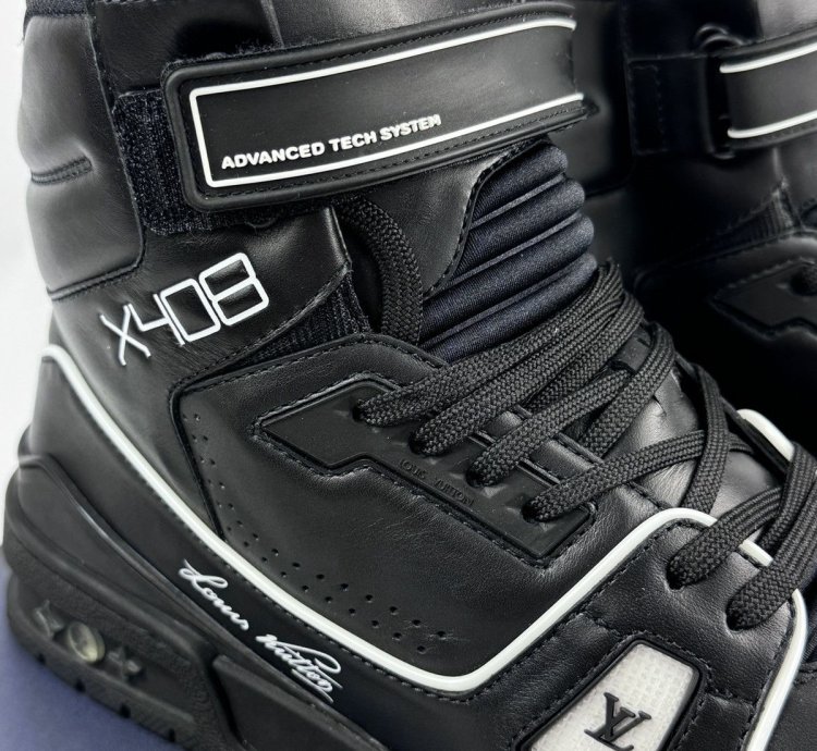 Louis Vuitton X408 Led Fiber Optic Light Up Black Sneaker