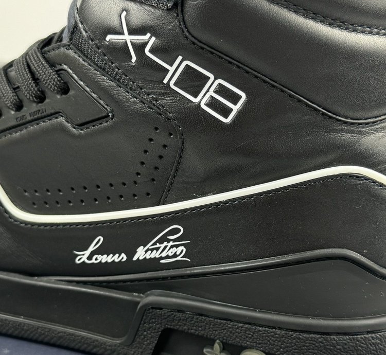 Louis Vuitton X408 Led Fiber Optic Light Up Black Sneaker