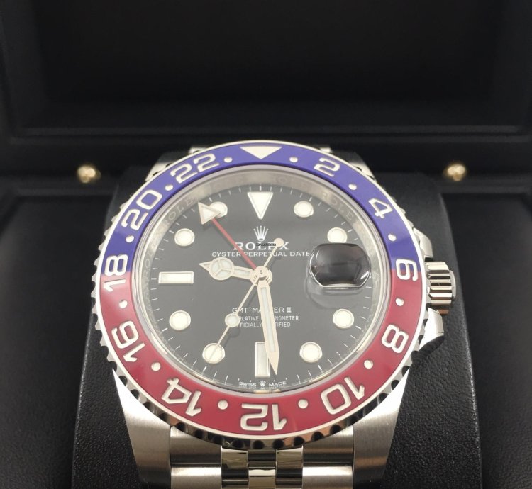 Rolex Gmt-master Ii Basel One 126710 Blro Pepsi Gmt-master Ii Steel 40mm Jubilee Strap