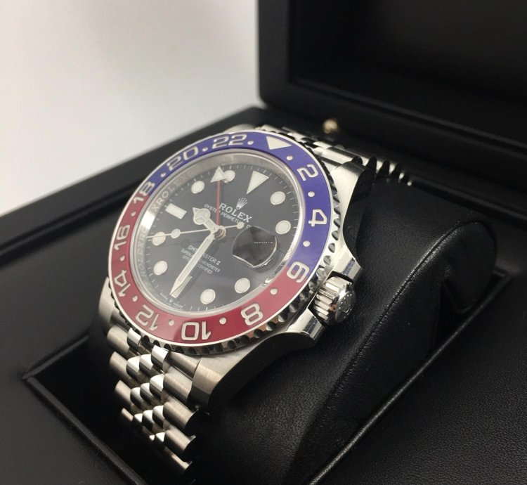 Rolex Gmt-master Ii Basel One 126710 Blro Pepsi Gmt-master Ii Steel 40mm Jubilee Strap
