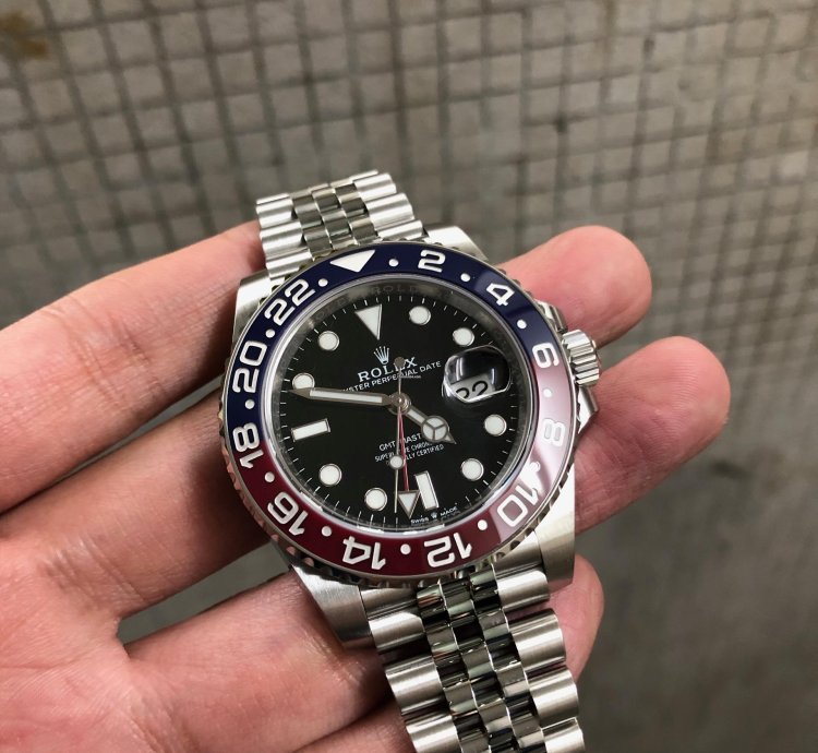 Rolex Gmt-master Ii Basel One 126710 Blro Pepsi Gmt-master Ii Steel 40mm Jubilee Strap