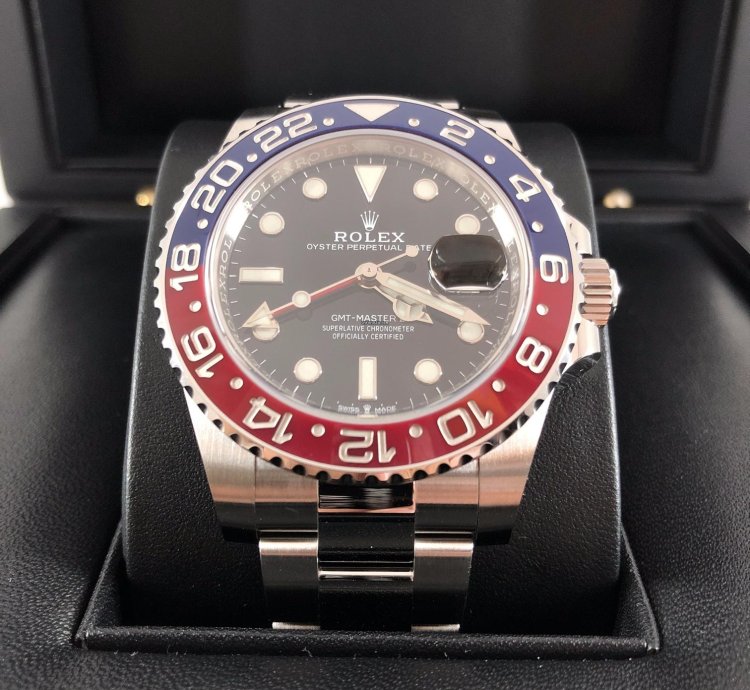 Rolex Gmt-master Ii Basel One 126710 Blro Pepsi Gmt-master Ii Steel 40mm Oyster Strap