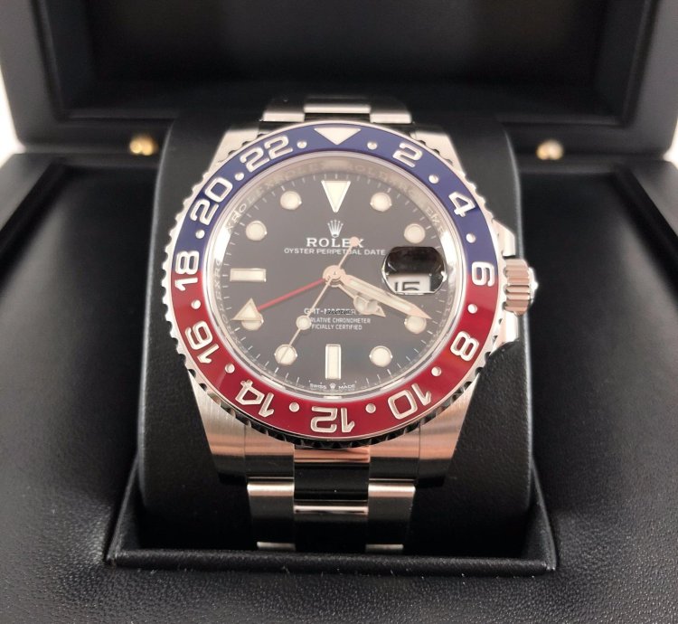 Rolex Gmt-master Ii Basel One 126710 Blro Pepsi Gmt-master Ii Steel 40mm Oyster Strap