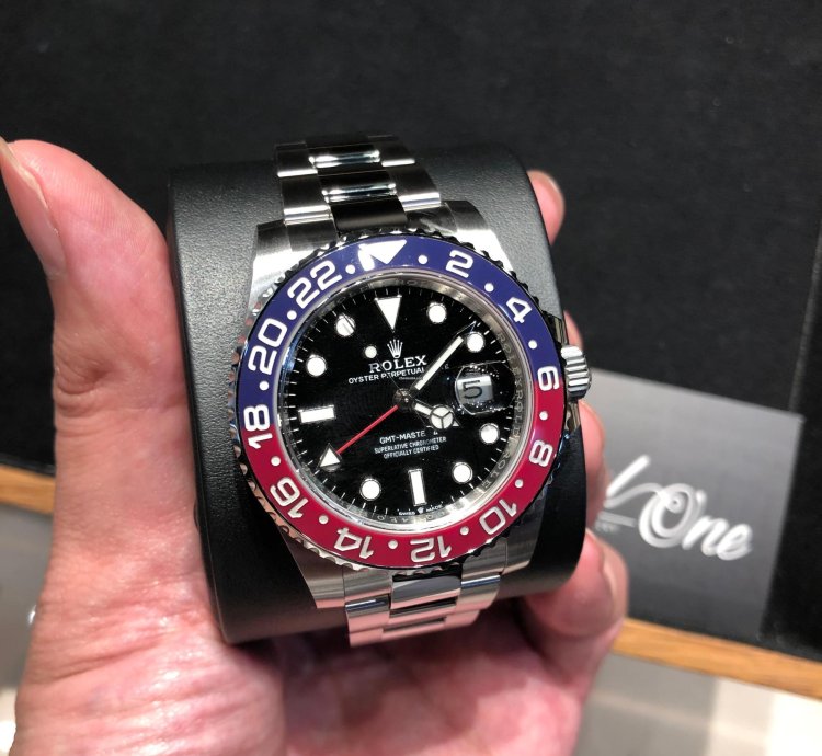 Rolex Gmt-master Ii Basel One 126710 Blro Pepsi Gmt-master Ii Steel 40mm Oyster Strap