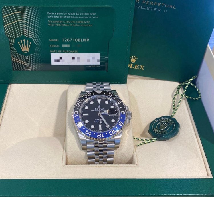 Rolex Gmt-master Ii Batgirl 126710blnr New 07 2023