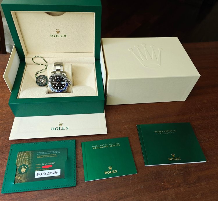Rolex Gmt-master Ii Batman Full Set Nuovo 3 24