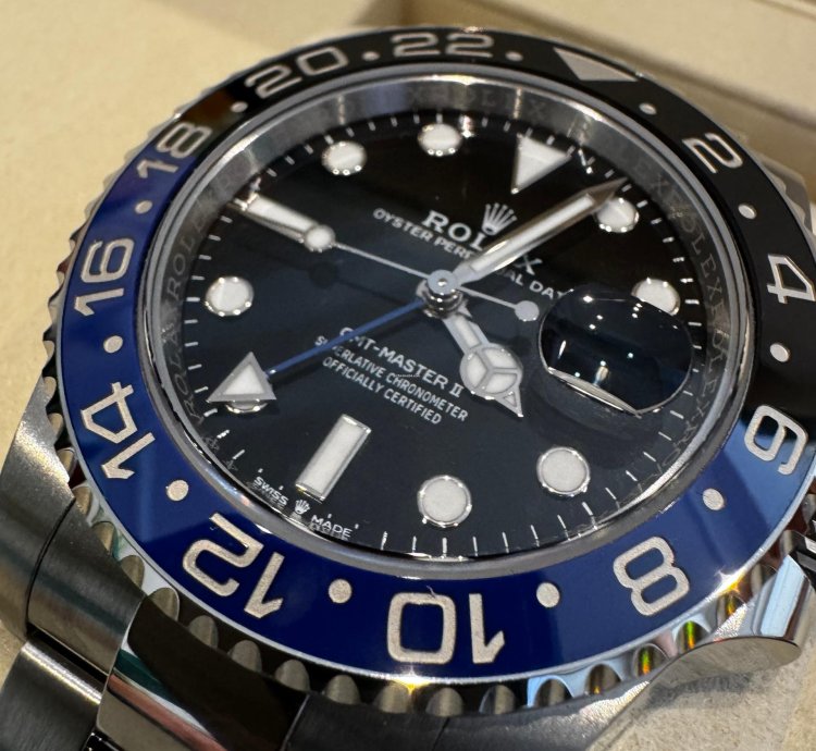 Rolex Gmt-master Ii Batman Nuevo Sin Usar Factura Joyer Oficial Mayo 2025