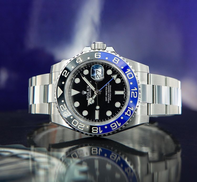 Rolex Gmt-master Ii Batman Ref 116710blnr Full Stickers 2018 Nos