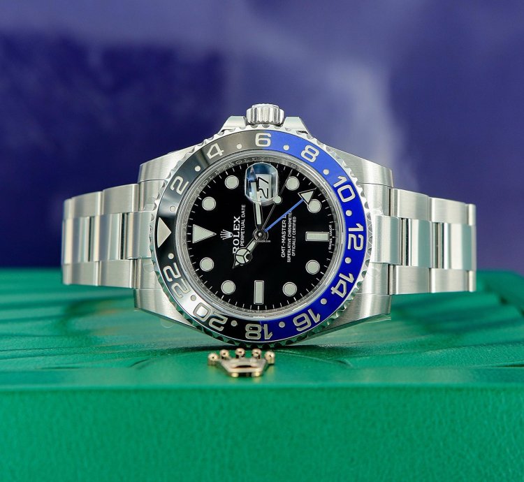 Rolex Gmt-master Ii Batman Ref 116710blnr Full Stickers 2018 Nos