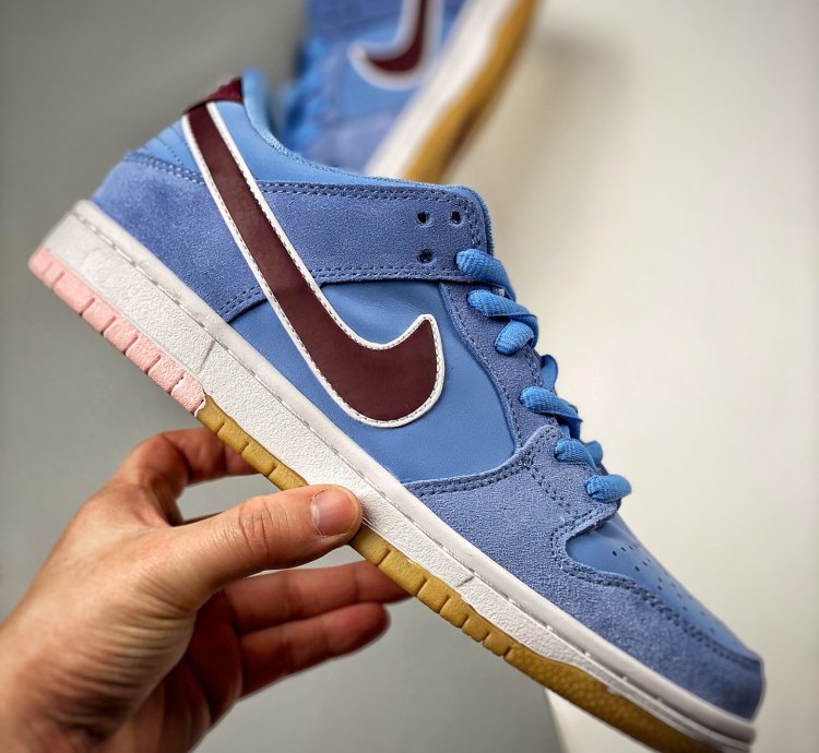 Nike Sb Dunk Low Phillies University Blueteam Red-white For