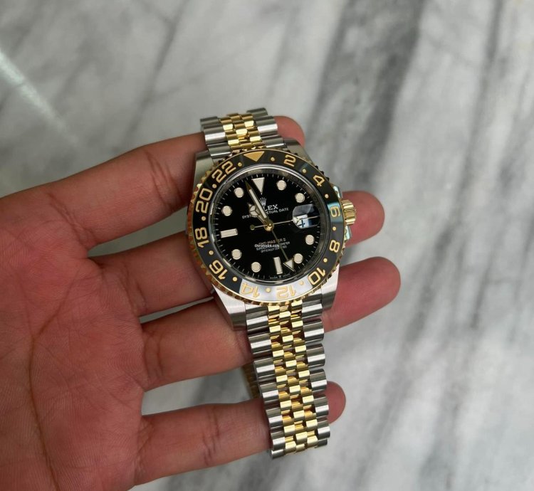 Rolex Gmt-master Ii Black Dial Two Tone Jubilee Bnib 2024