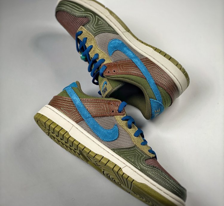 Nike Dunk Low Nh Cacao Wowmarina-rough Green-pilgrim For