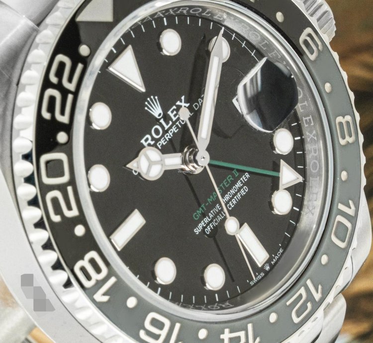 Rolex Gmt-master Ii Bruce Wayne 126710grnr