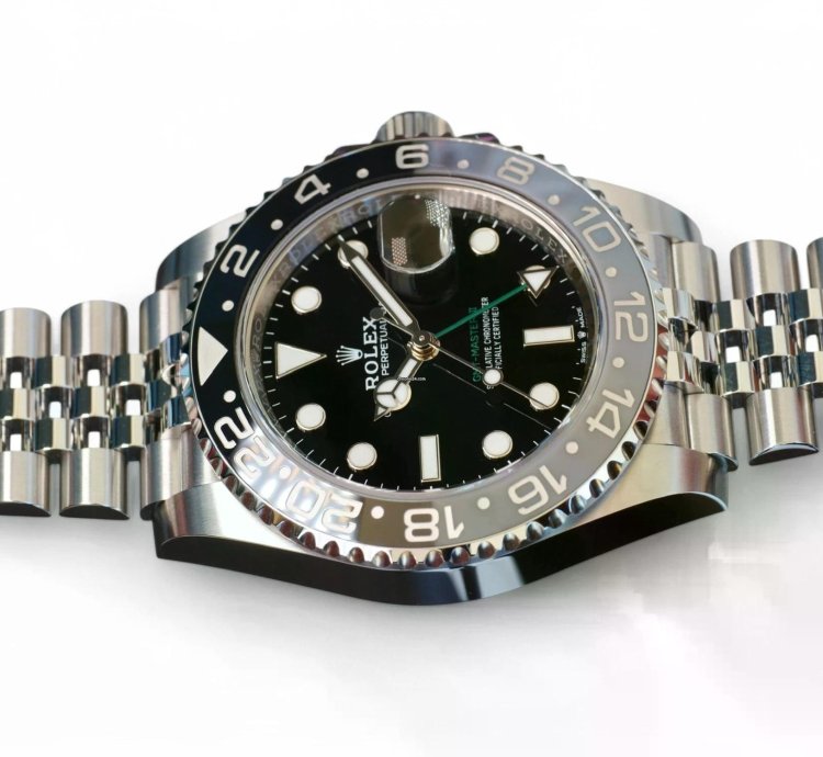 Rolex Gmt-master Ii Bruce Wayne 126710grnr Grey Bezel