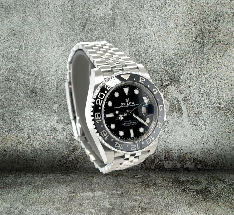 Rolex Gmt-master Ii Bruce Wayne 126710grnr Jubilee Grey Black