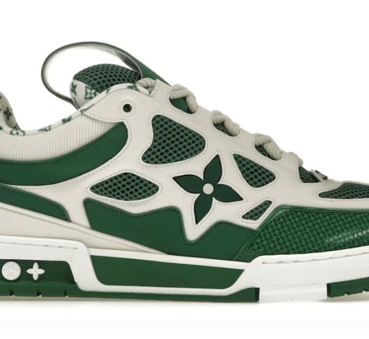 Lv Skate Sneaker Green White
