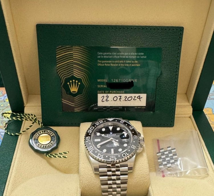 Rolex Gmt-master Ii Bruce-wayne Jubilee Bracelet Mit Full-set Unworn 07 2024