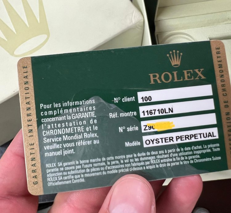 Rolex Gmt-master Ii Ceramica Black New Nos Nuovo Italia Pellicole Full Set Rectangular Dial