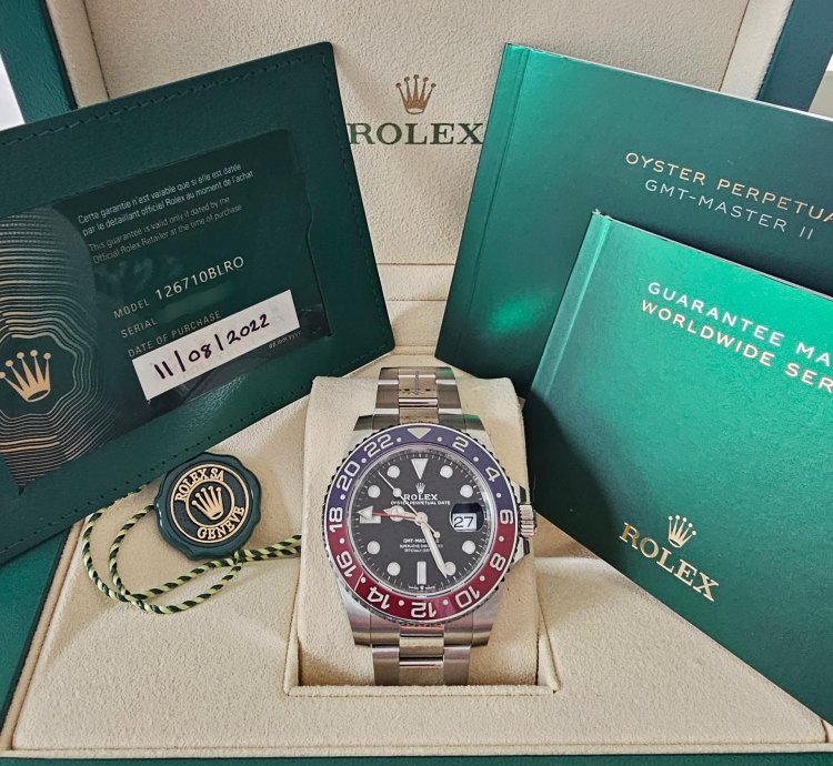Rolex Gmt-master Ii Full Set 08 22 Neuwertig Und Ungetragen