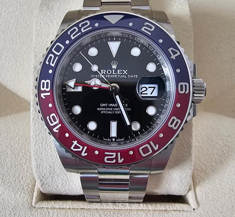 Rolex Gmt-master Ii Full Set 08 22 Neuwertig Und Ungetragen