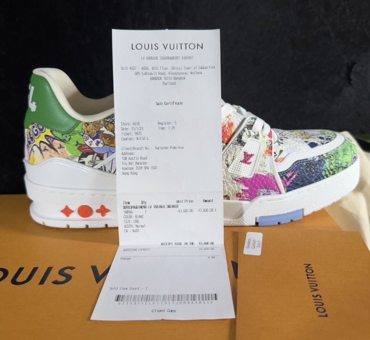 Lv Trainer Comic Motifs Multicolor ss23 By Virgil Abloh