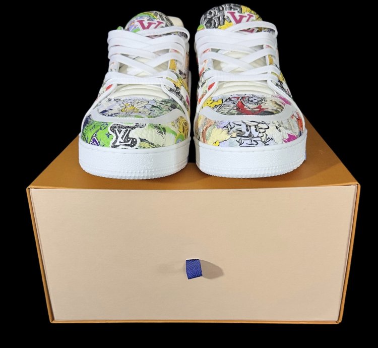 Lv Trainer Comic Motifs Multicolor ss23 By Virgil Abloh