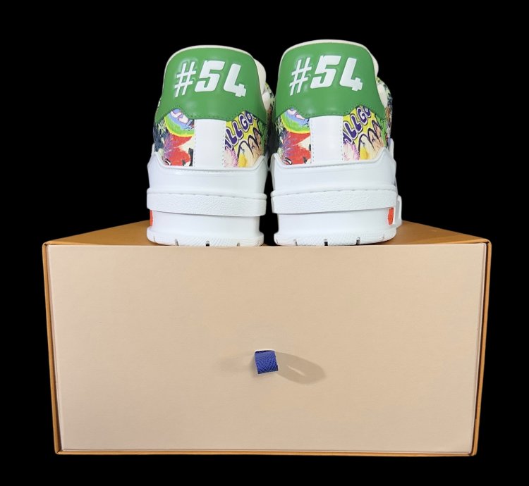 Lv Trainer Comic Motifs Multicolor ss23 By Virgil Abloh