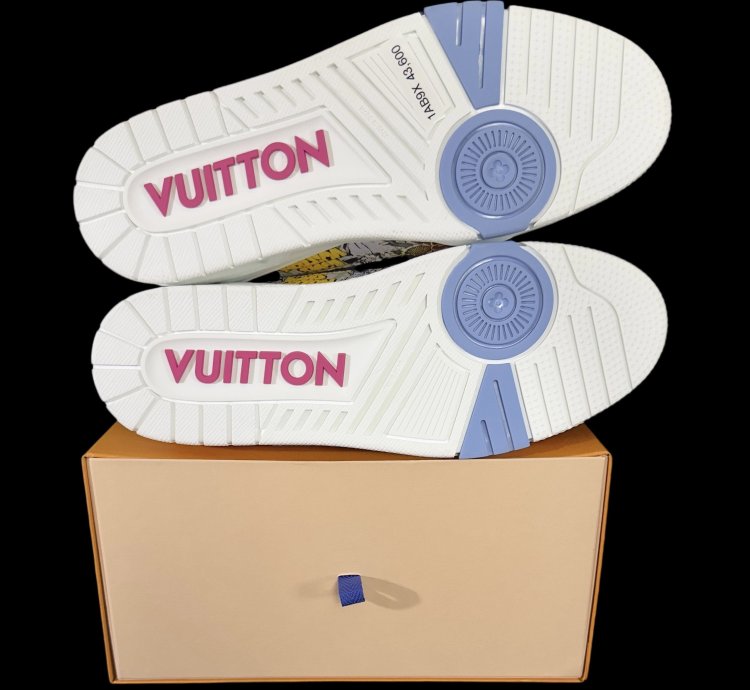 Lv Trainer Comic Motifs Multicolor ss23 By Virgil Abloh