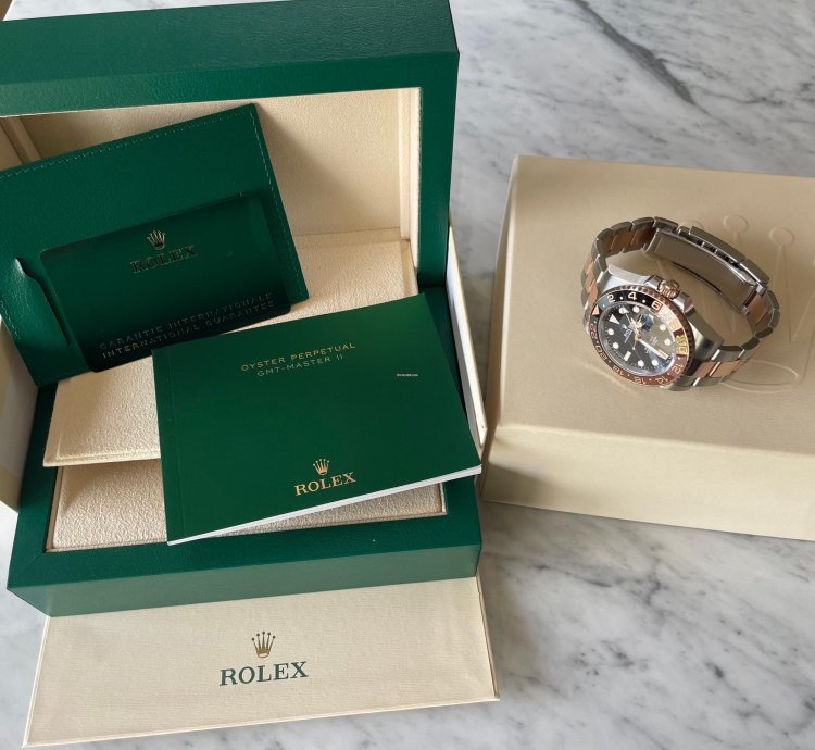 Rolex Gmt-master Ii Full Set Box And Papers Unworn