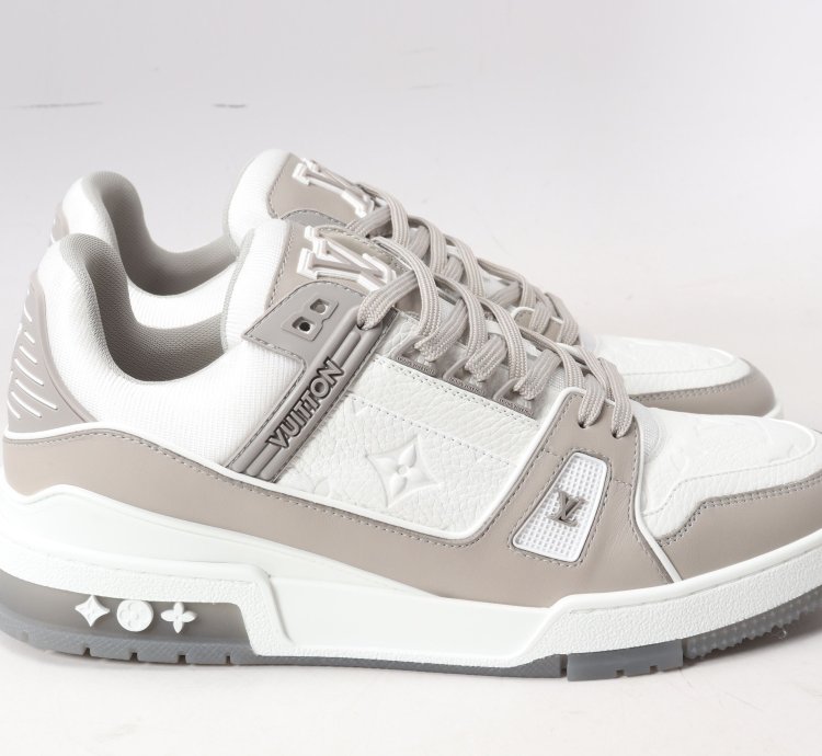 Lv Trainer Grey White Uk 7