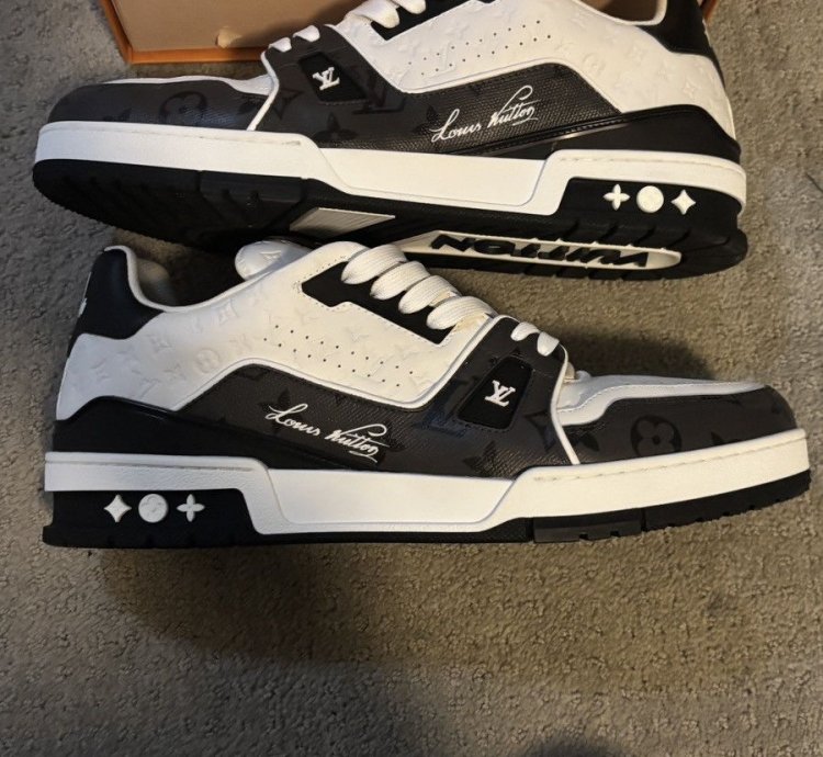 Lv Trainer Low Blackwhite 54